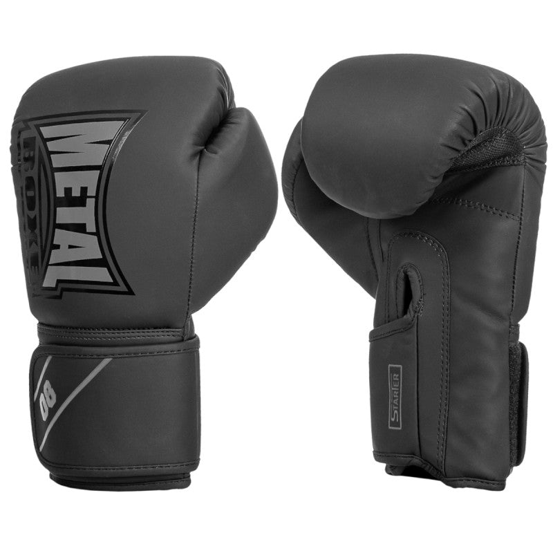 Metal Boxe Starter Training Gloves – Black/Grey