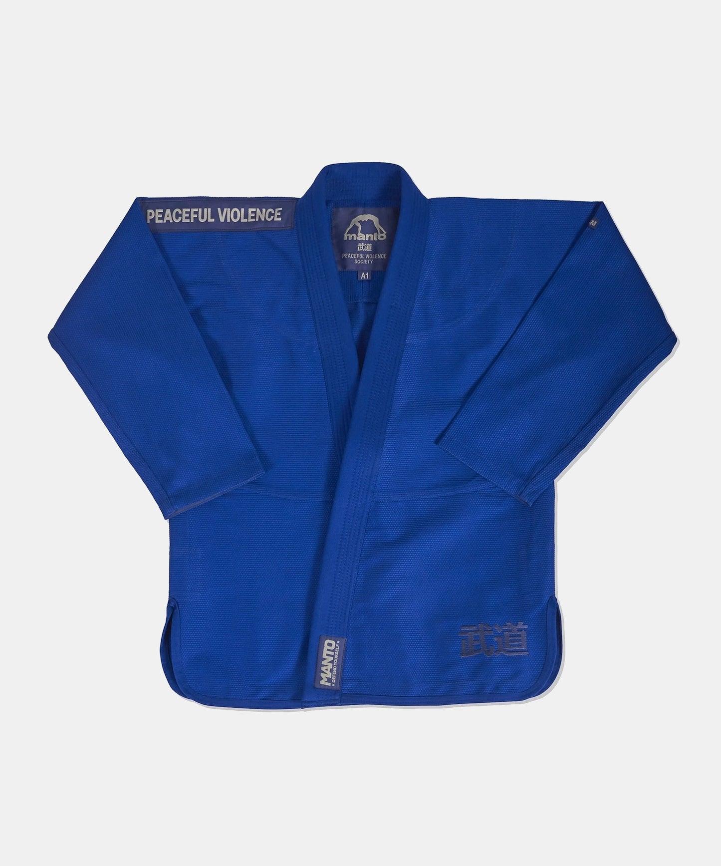 Kimono De Jjb Manto "Society" - Bleu