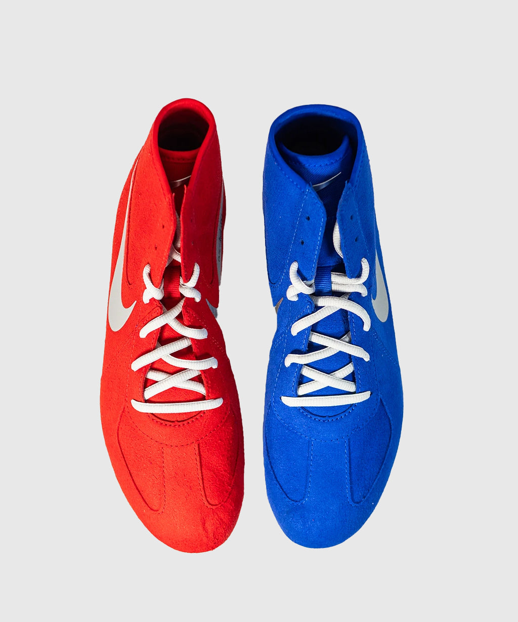 Nike Footsweep 2 Wrestling Shoes - Red/Blue/White