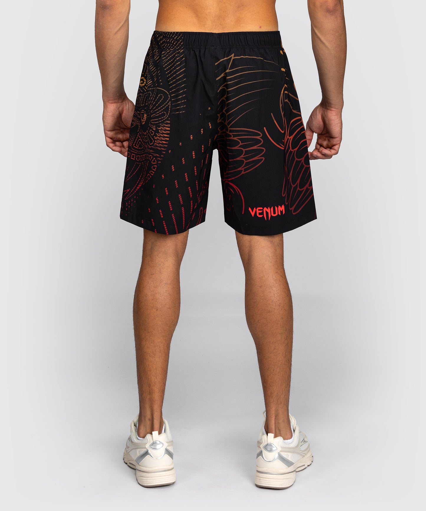 Venum Quetzal Fury Trainingsshorts - Schwarz/Fury Rot/Tangerine