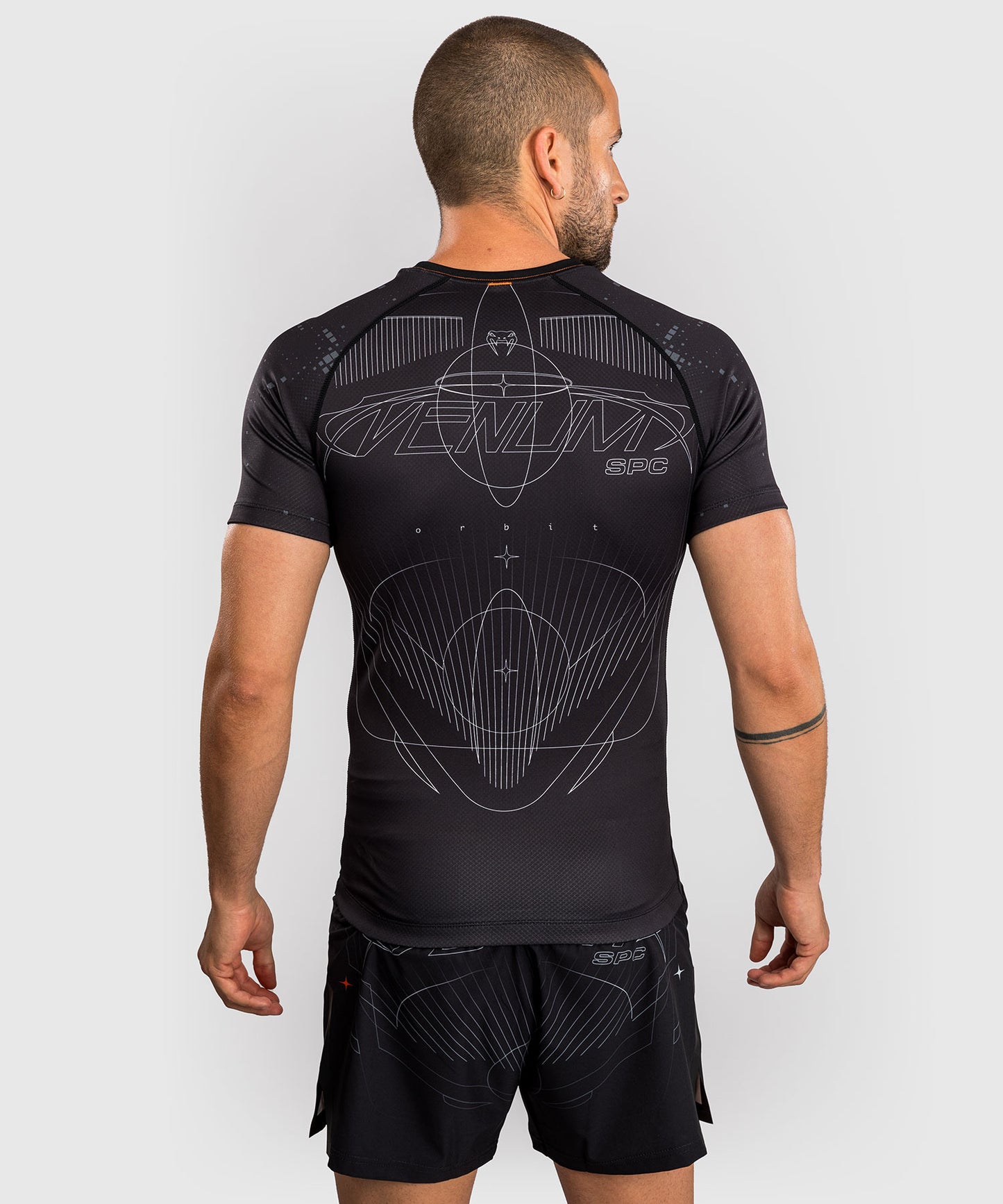 Venum Eclipse Rashguard Manga Corta – Negro/Marfil