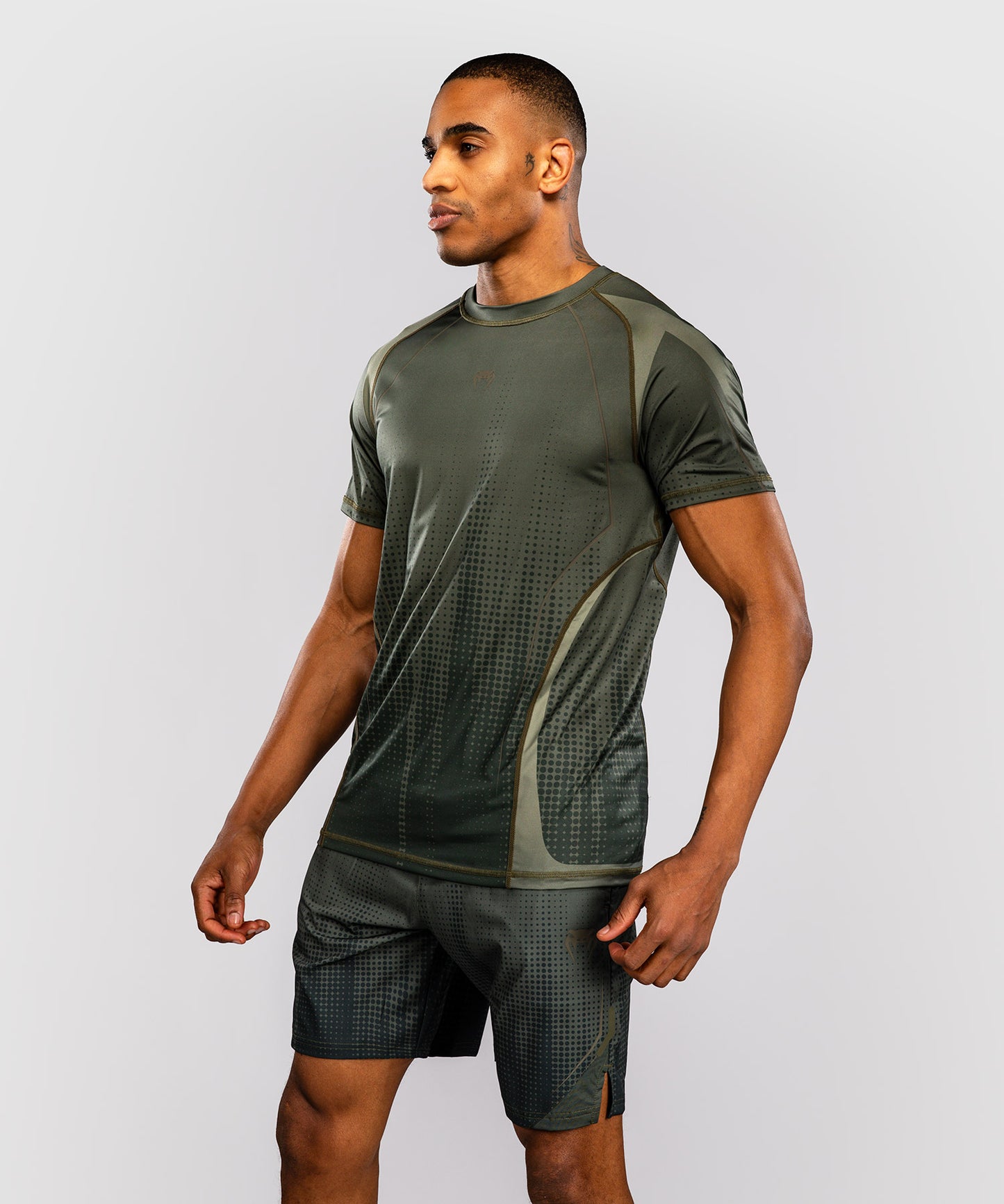 Venum Stealth Dry-Tech-T-Shirt – Khaki/Dunkelgrün