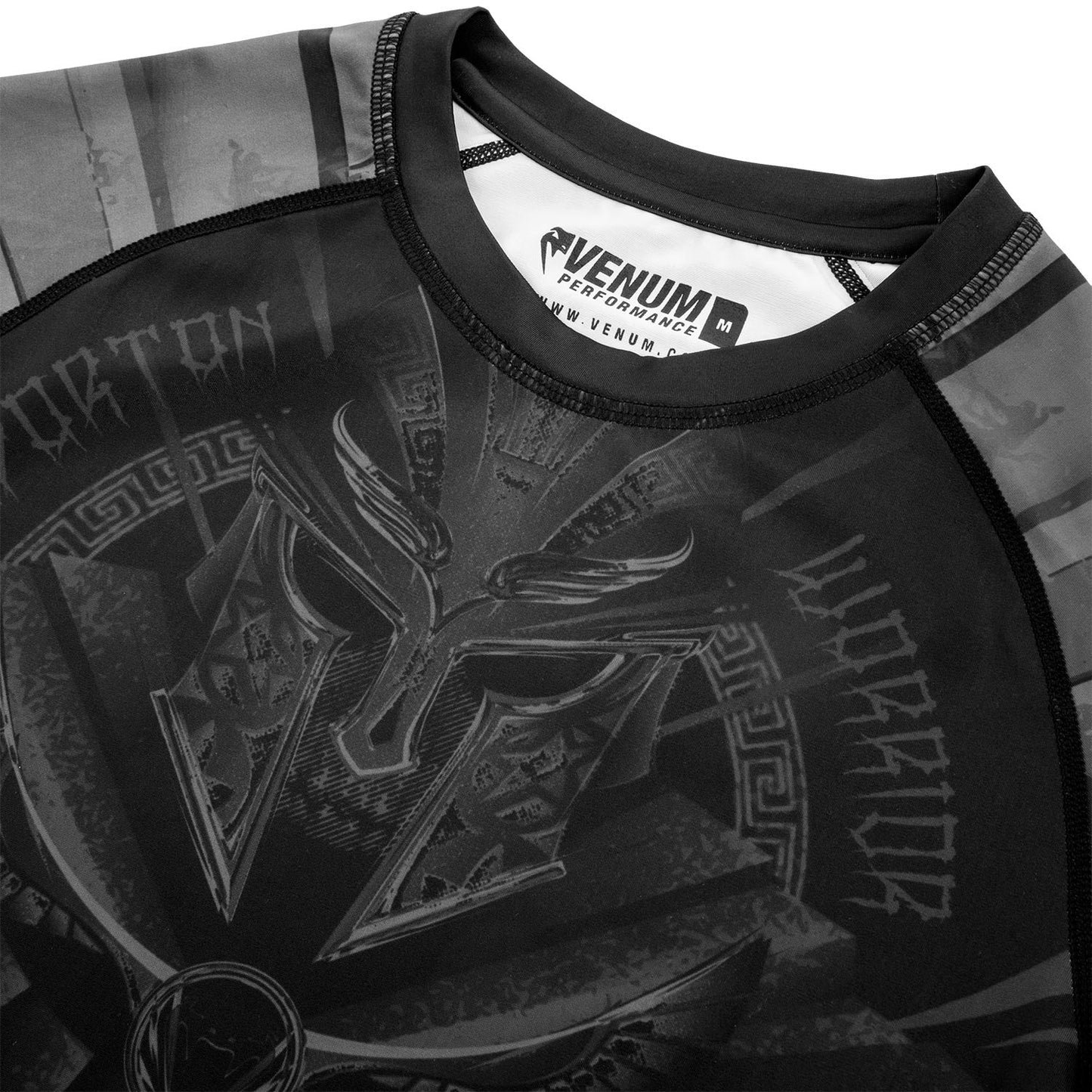 Rashguard Venum Gladiator 3.0 Short Sleeve - Black/Black - Exclusive