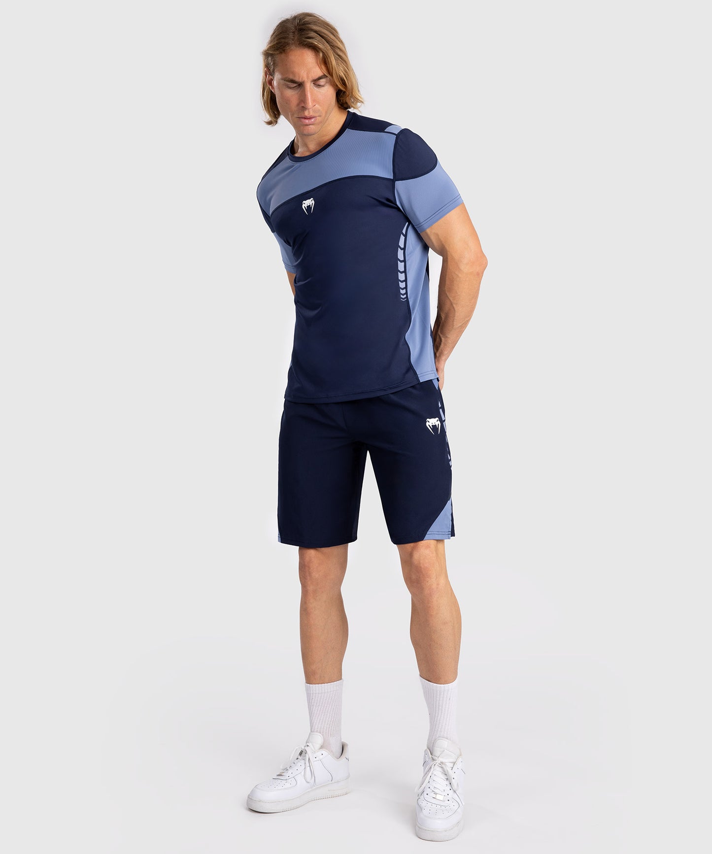 T-shirt Dry-Tech pour Hommes Venum Tempest - Bleu Marine/Bleu