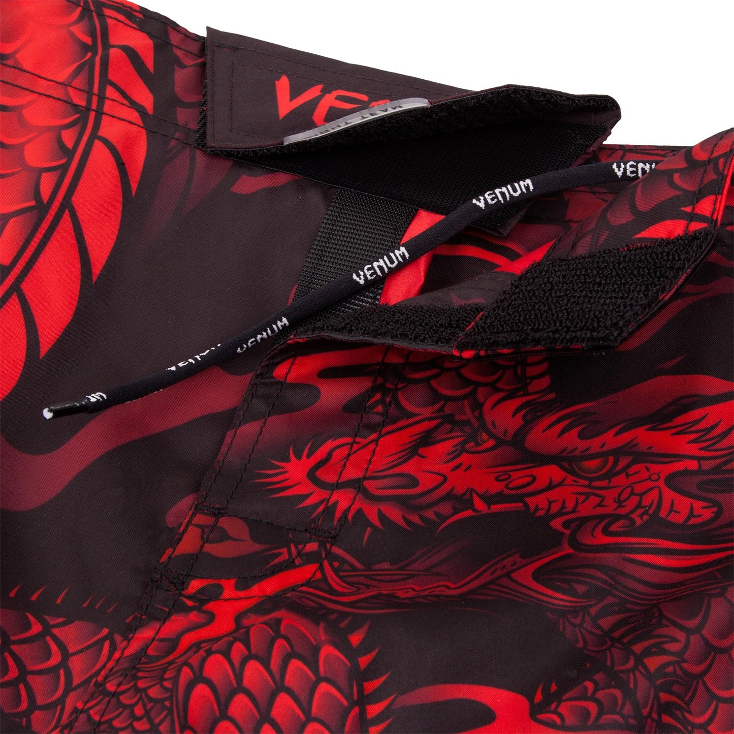 Venum Dragon's Flight short fightshorts - Black/Red