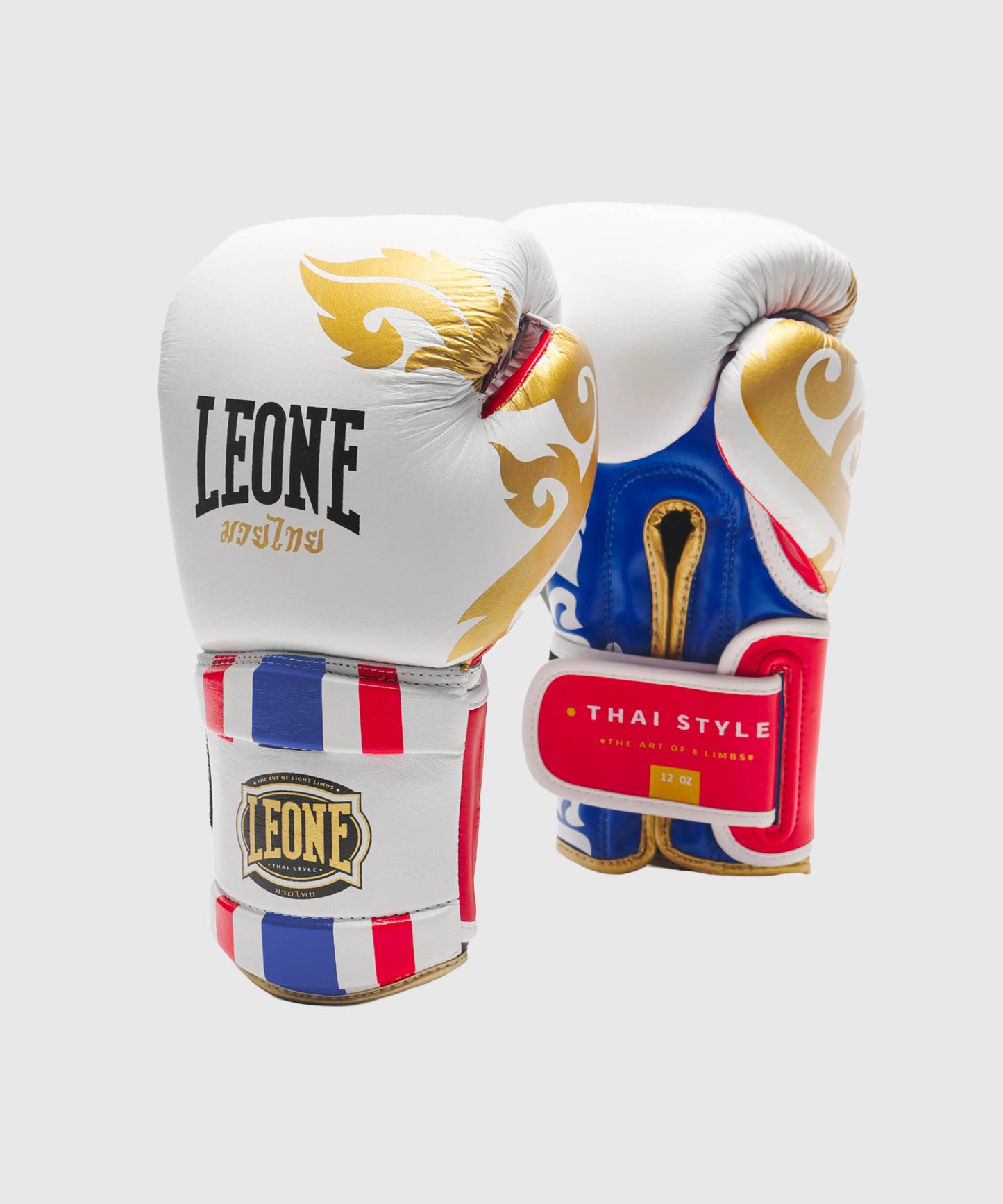 Leone Thai Style Boxhandschuhe - Weiß