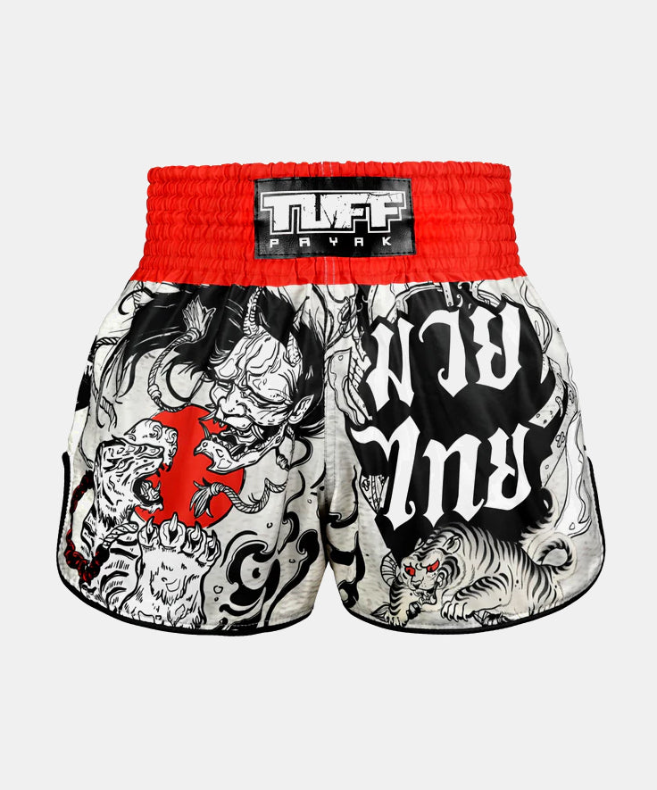 Short De Muay Thai Tuff Payak Shadows Of The Yokai - Gris