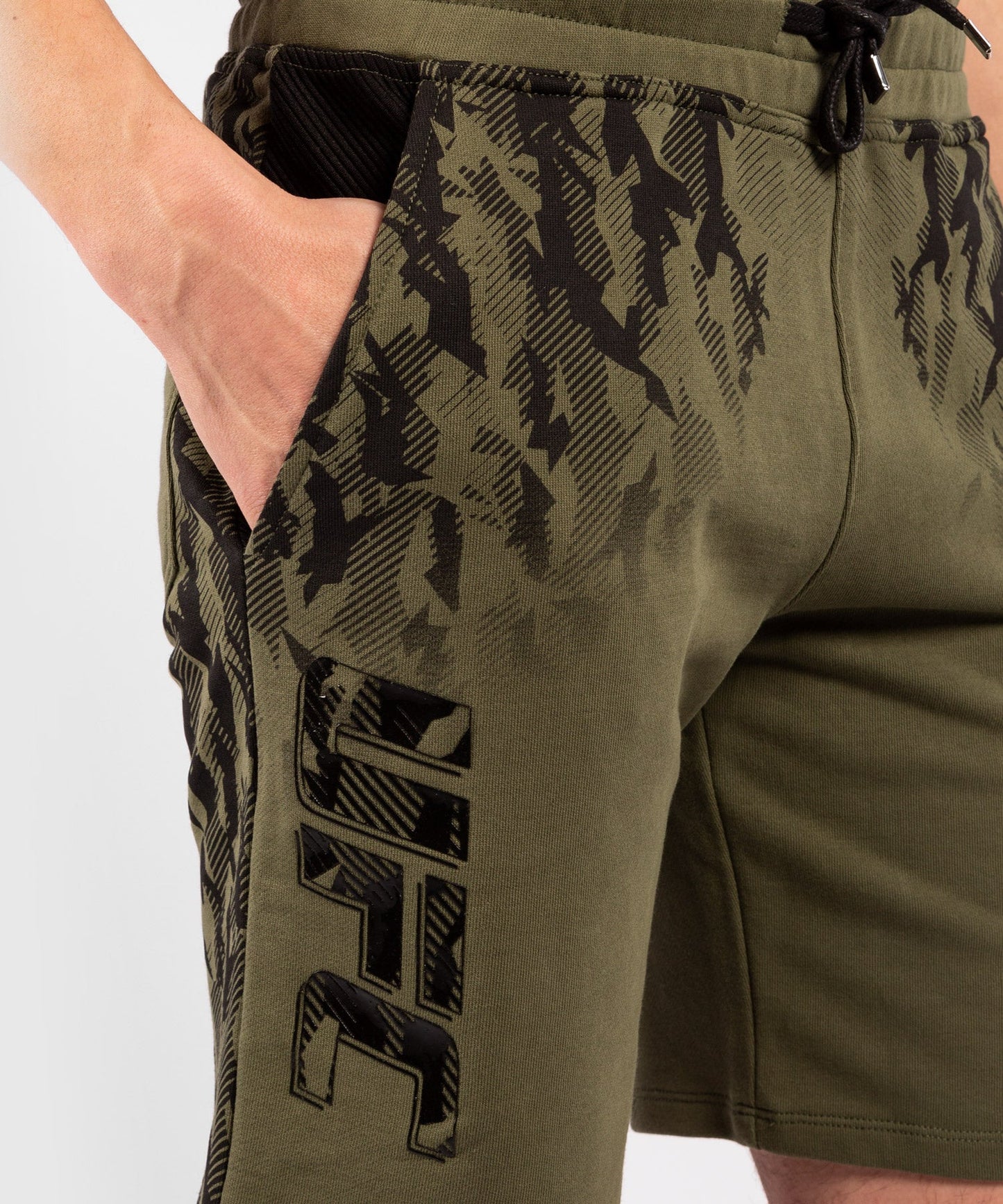 Short de Sport en Coton Homme UFC Venum Authentic Fight Week - Kaki