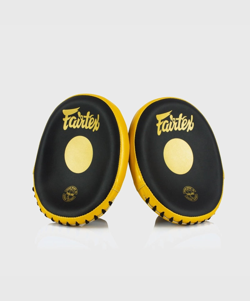 Fairtex Parabolic Focus Mitts – Black/Yellow