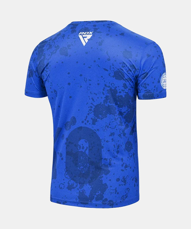 T-shirt D'Entrainement Rdx Light Contact Approuvé WAKO - Bleu