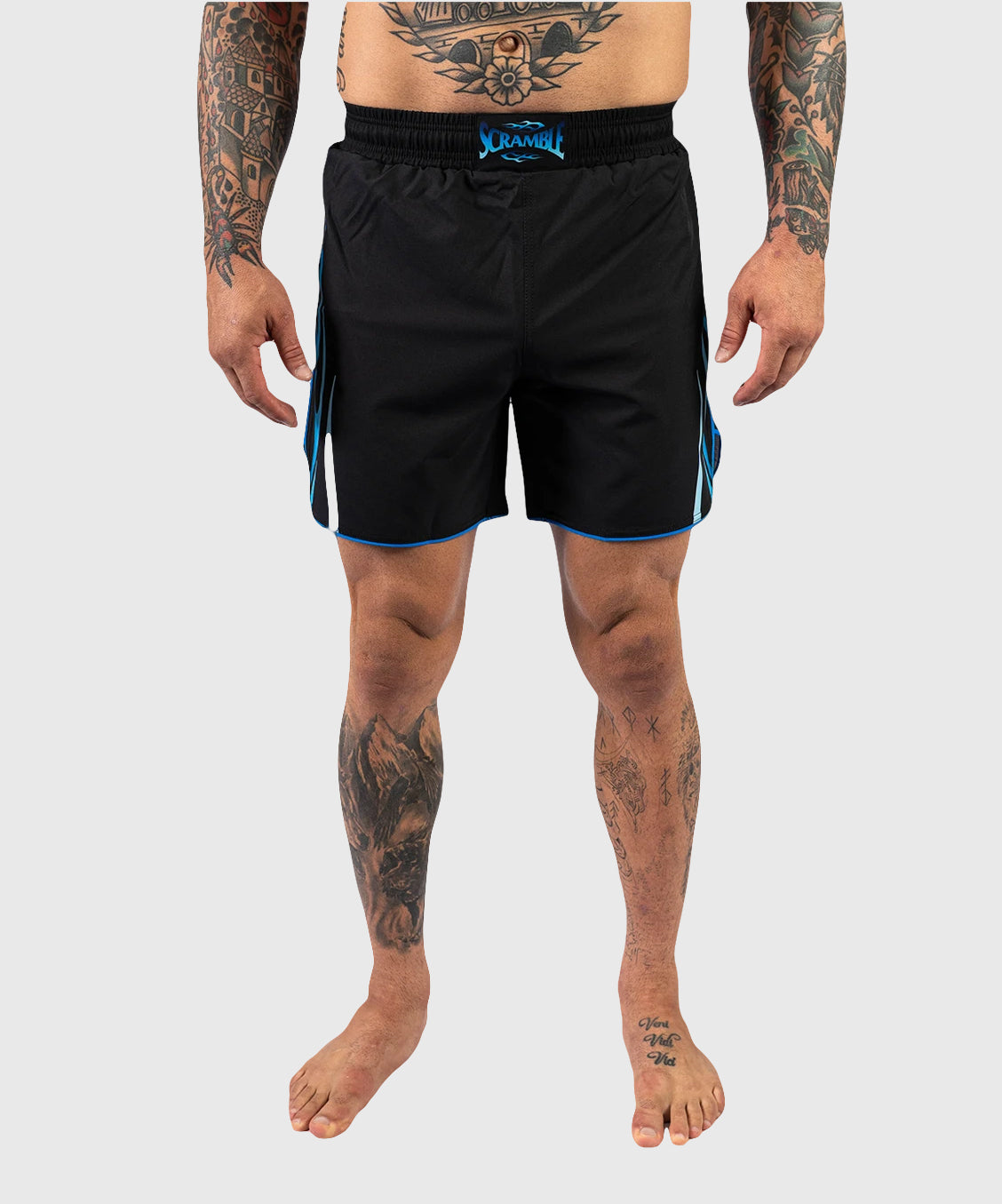 Scramble 1998 Ice Fightshorts - Schwarz/Blau