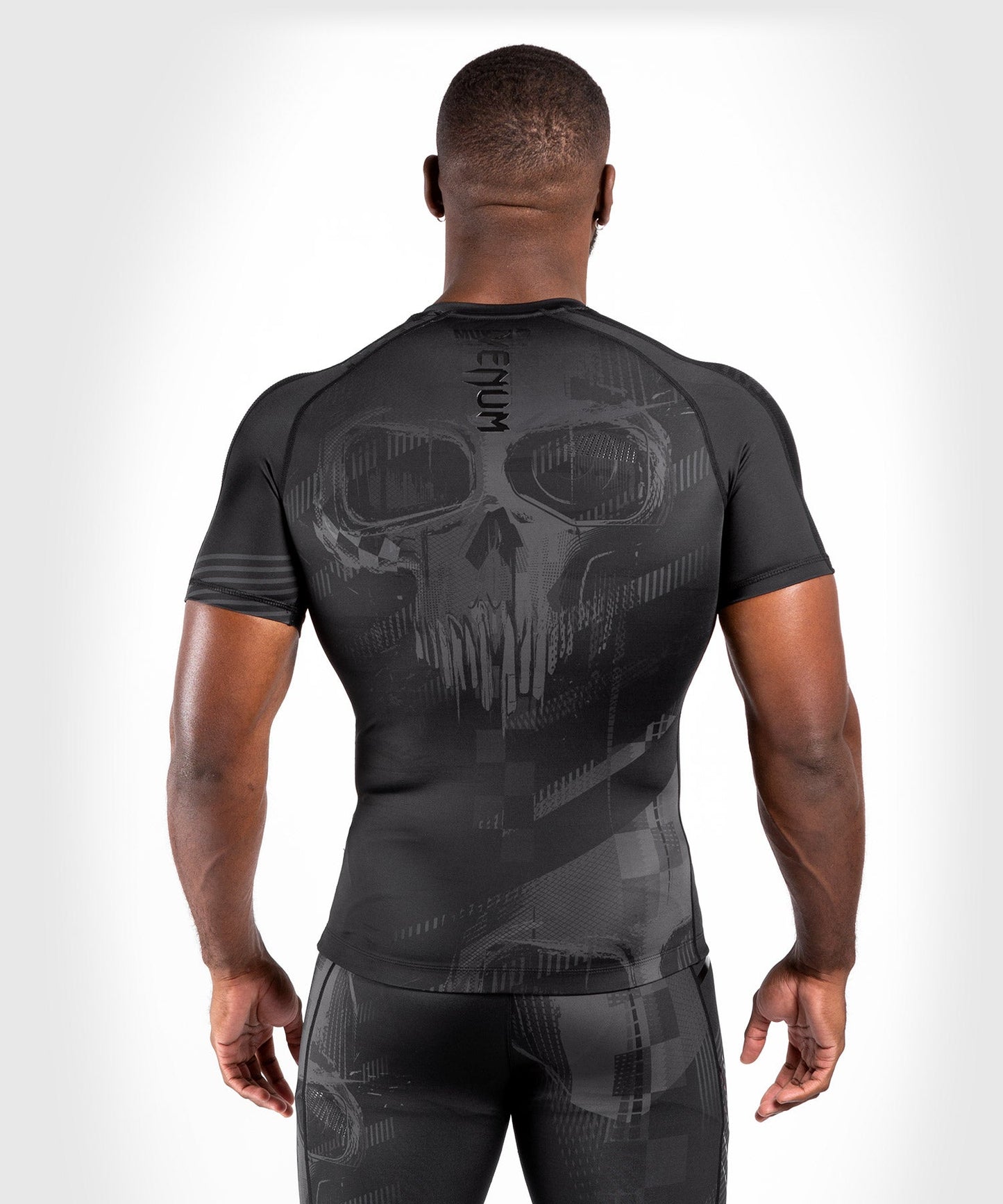 Venum Skull Compression T-Shirt - Short Sleeve - Black/Black
