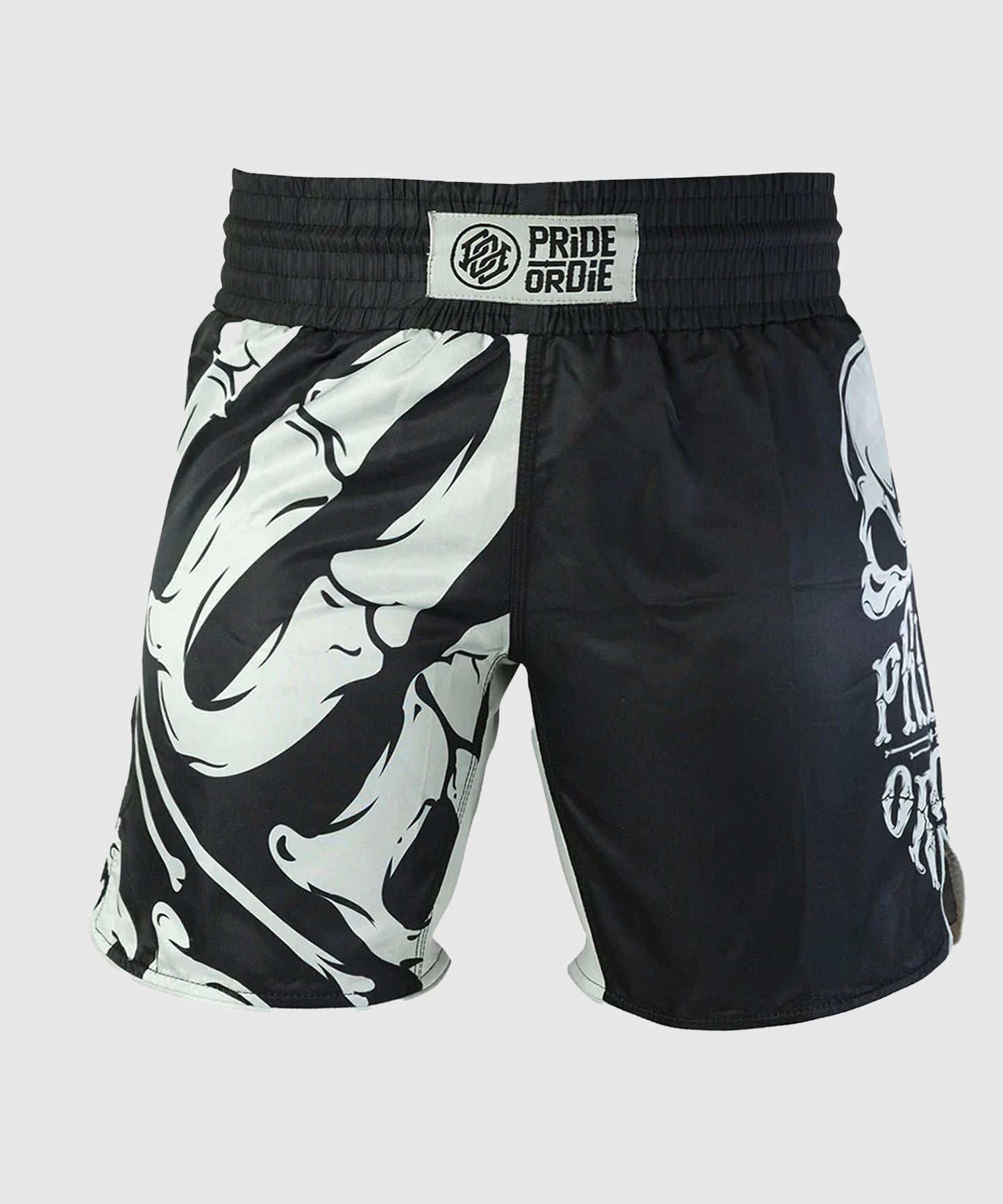Short de MMA Pride Or Die Reckless Bones - Noir