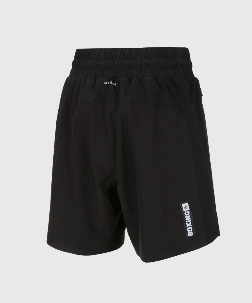Adidas Boxwear Tech English Boxing Shorts - Black/Grey