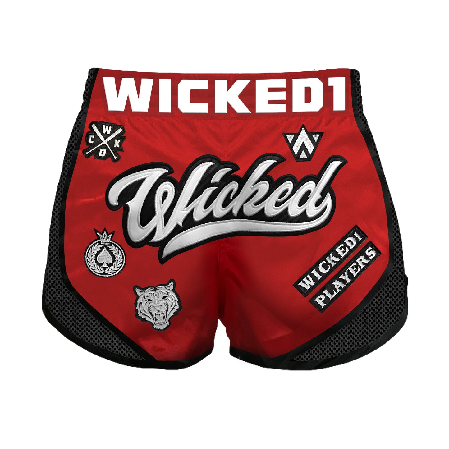 Short Muay Thaï Wicked One Squad - Rouge