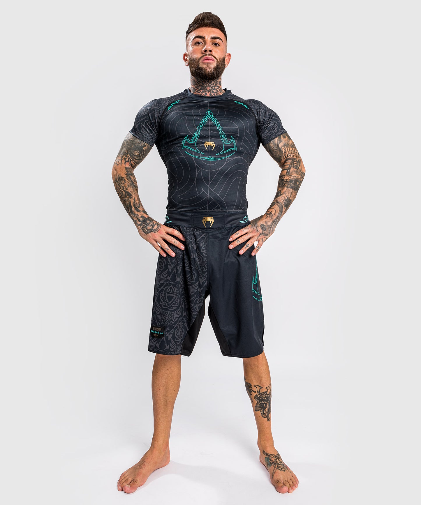 Rashguard Venum Assassin's Creed Reloaded - Manches Courtes - Noir