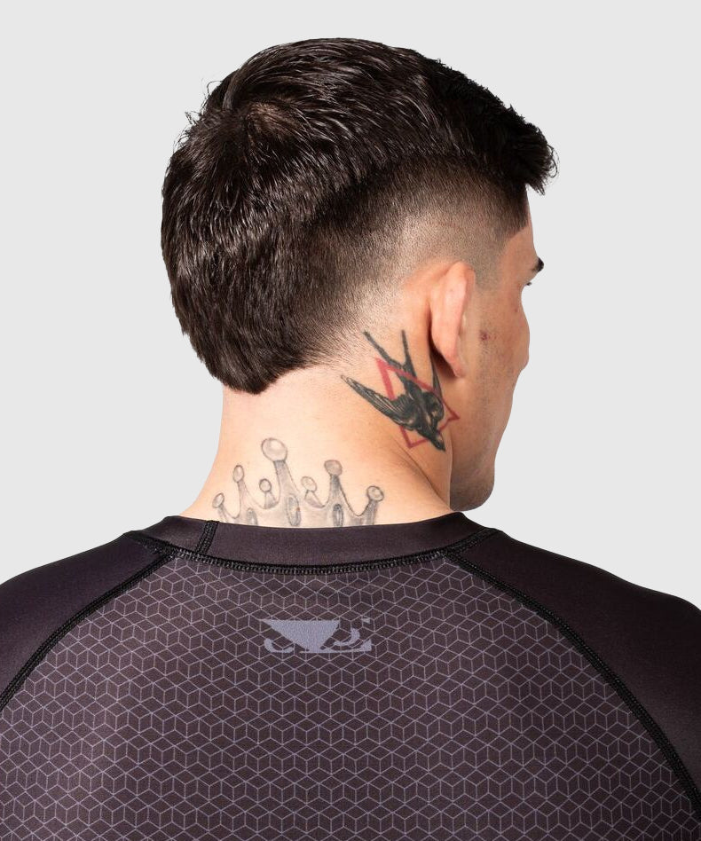 Rashguard À Manches Courtes Bad Boy No-Gi - Noir/Noir