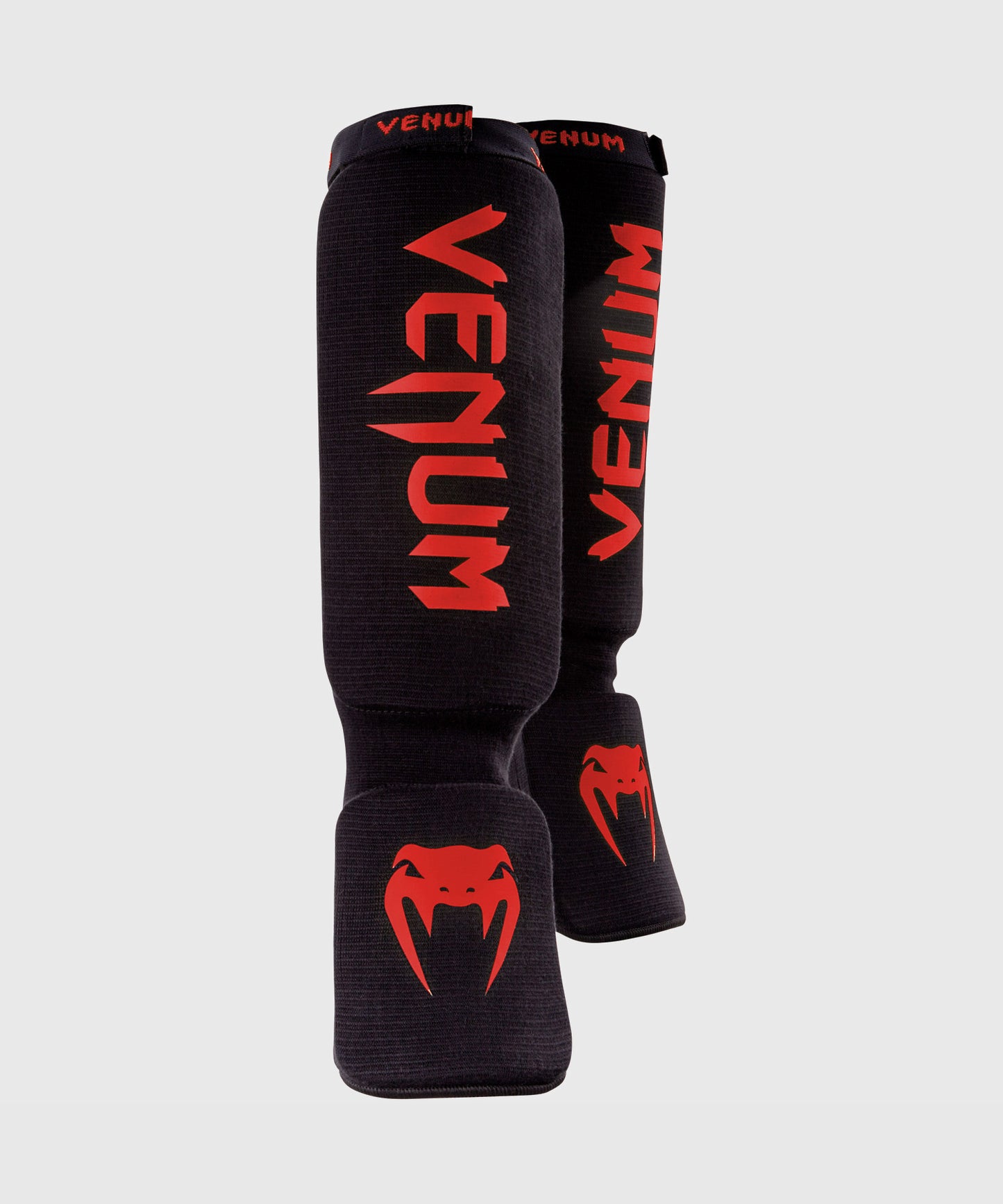 Venum Kontact Espinilleras - Negro/Rojo