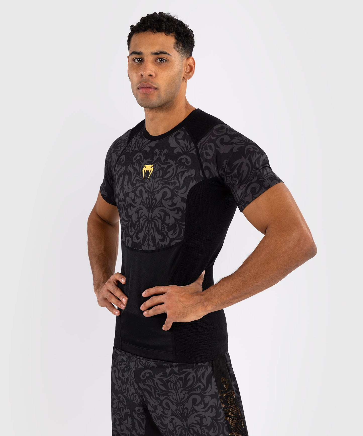 Rashguard Venum x Topuria Unmatched Edition - Noir/Doré