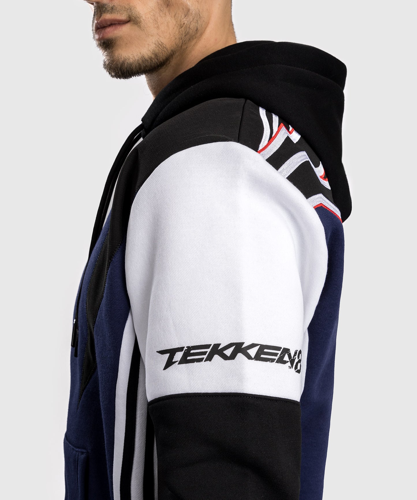 Sweatshirt à capuche Venum x TEKKEN 8 - Jin Kazama - Bleu/Noir/Blanc