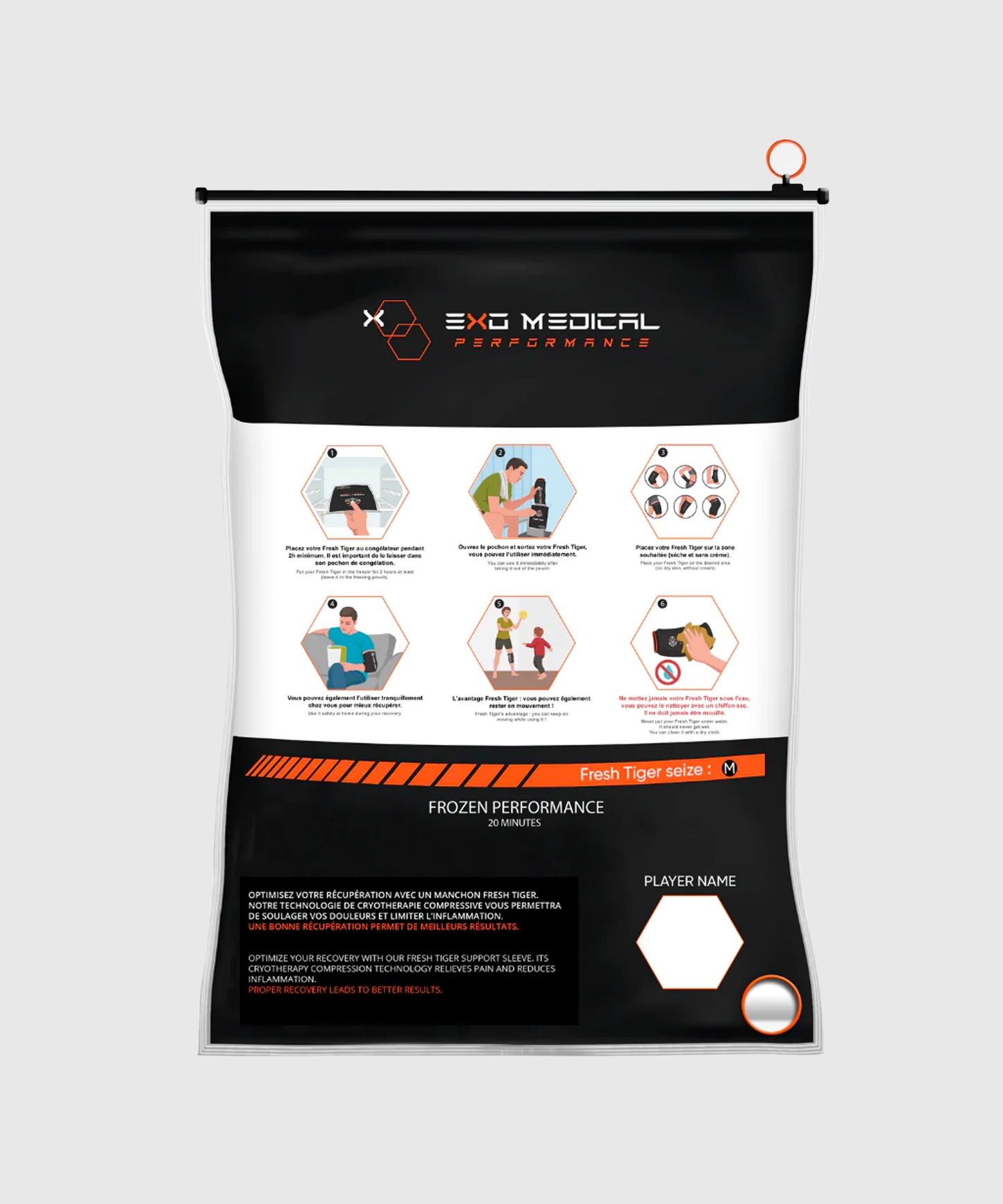 Fresh Tiger Compressive Cryotherapy - Black