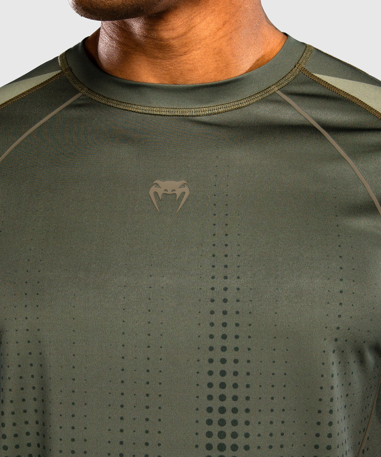 Venum Stealth Dry-Tech-T-Shirt – Khaki/Dunkelgrün