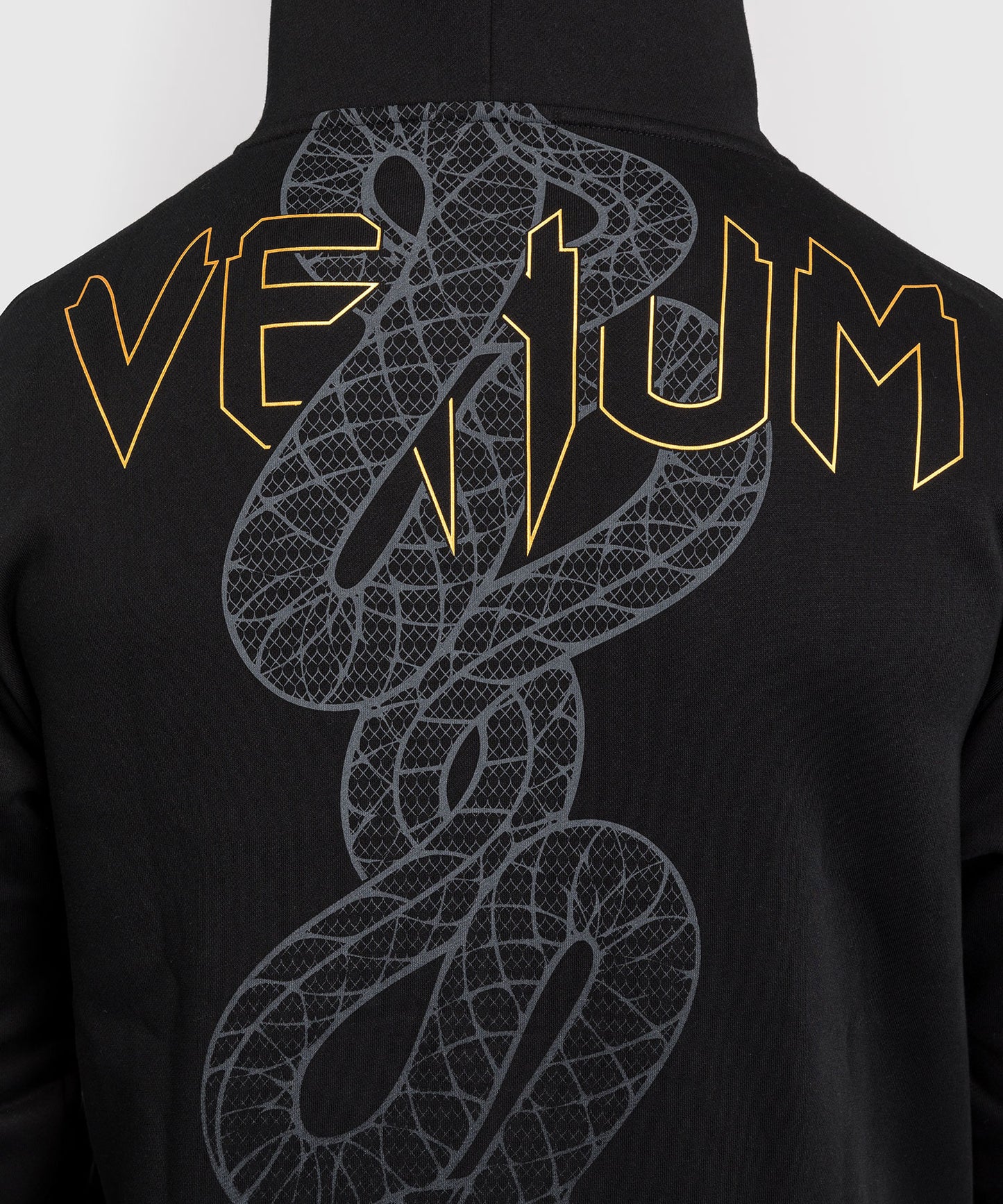 Venum Serpenti Hoodie – Schwarz/Silber/Gold