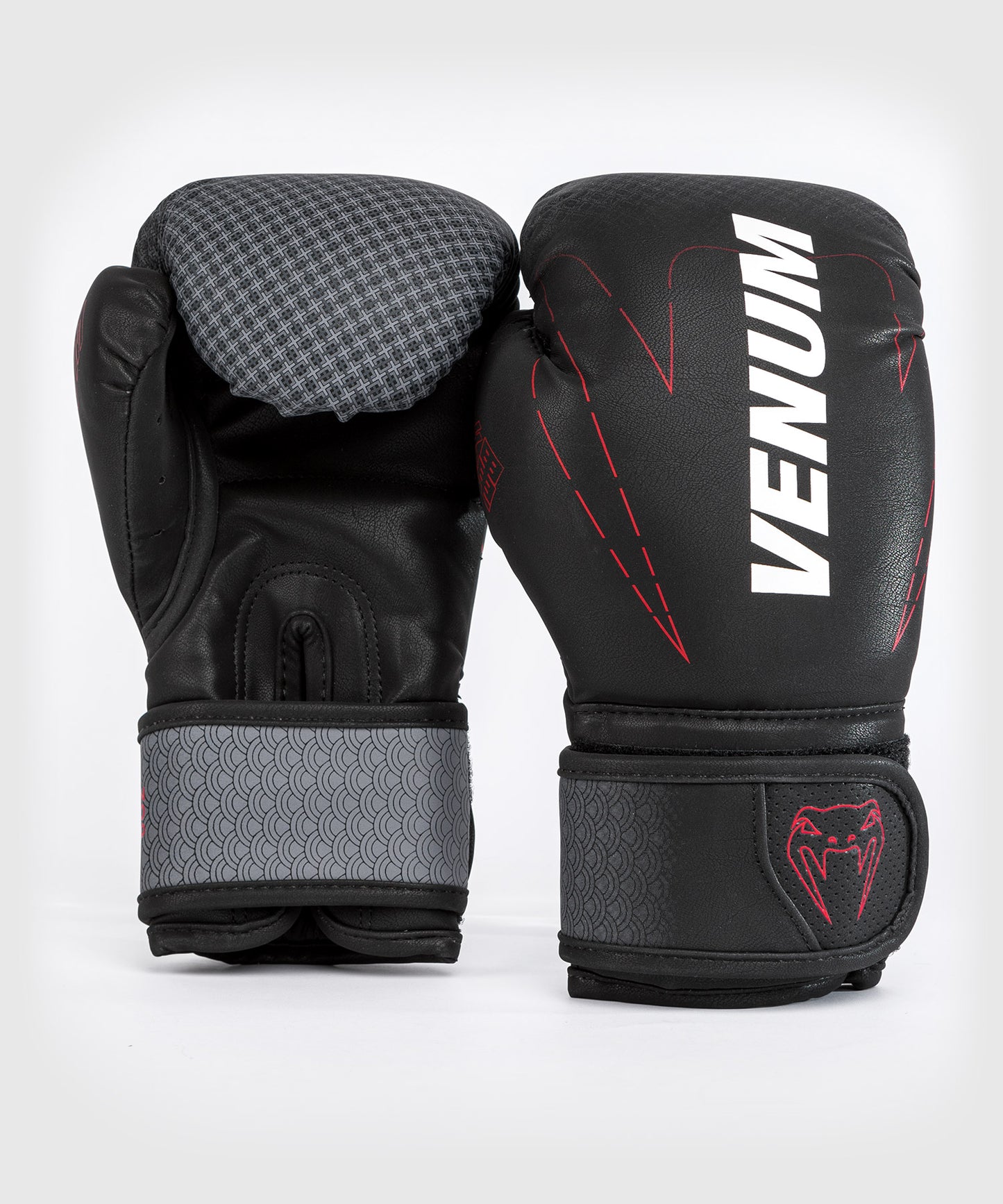 Gants De Boxe Venum Okinawa 3.0- Pour Enfant - Noir/Rouge