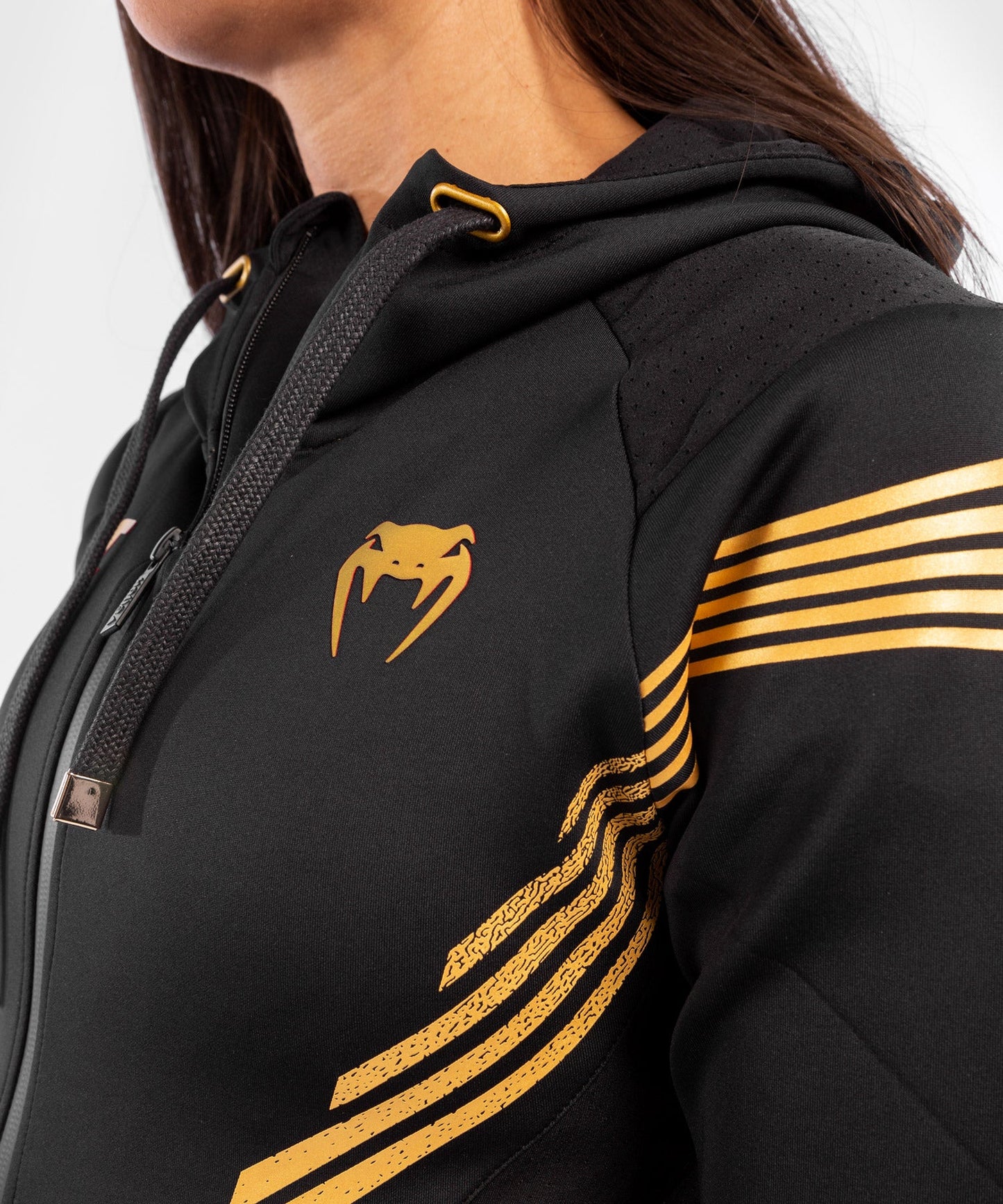 Women's UFC Venum Authentic Fight Night Hooded Sweatshirt - Champion