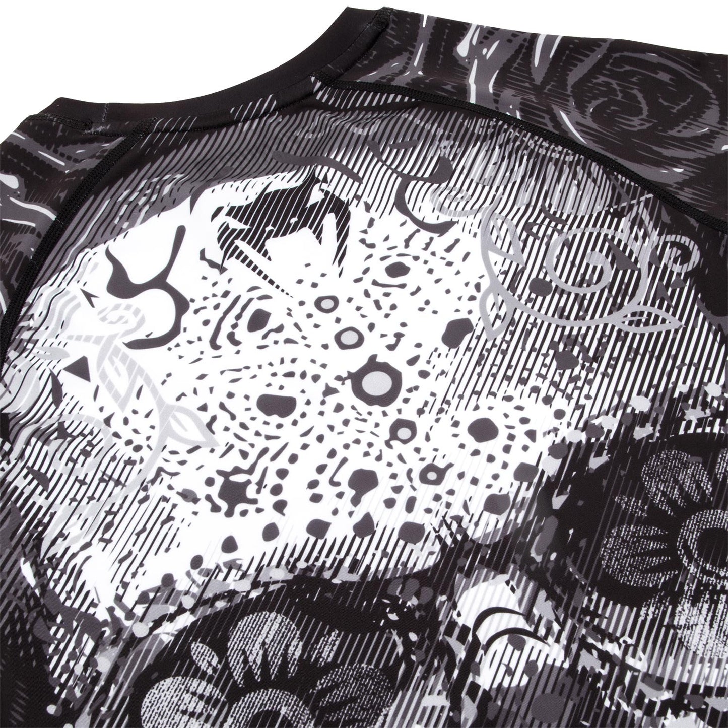 Venum Santa Muerte 3.0 Rashguard - Long Sleeves - Black/White