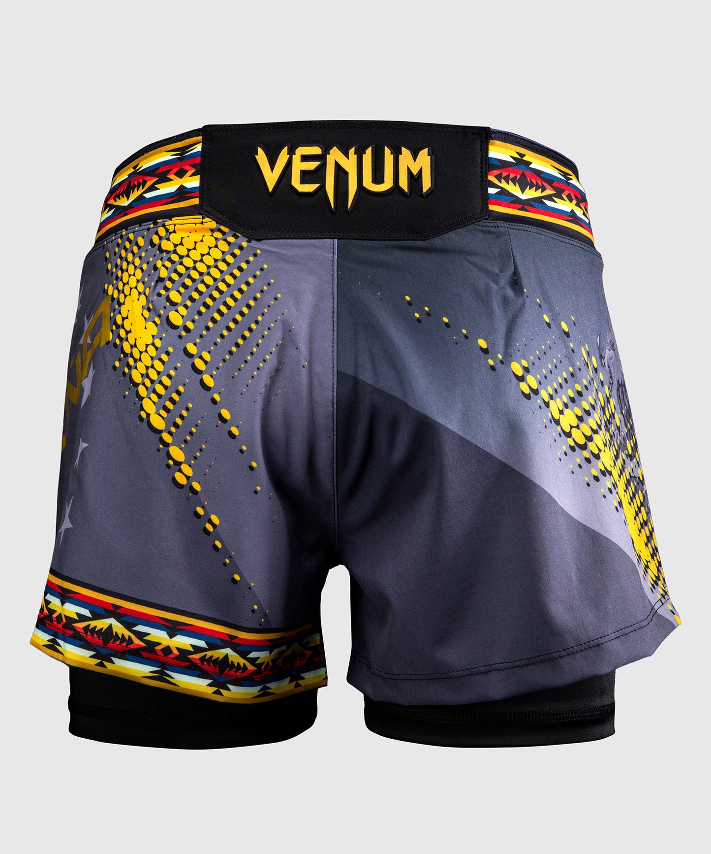 UFC Unrivaled by Venum Julianna Peña Pantaloncini corti da combattimento da donna - Nero