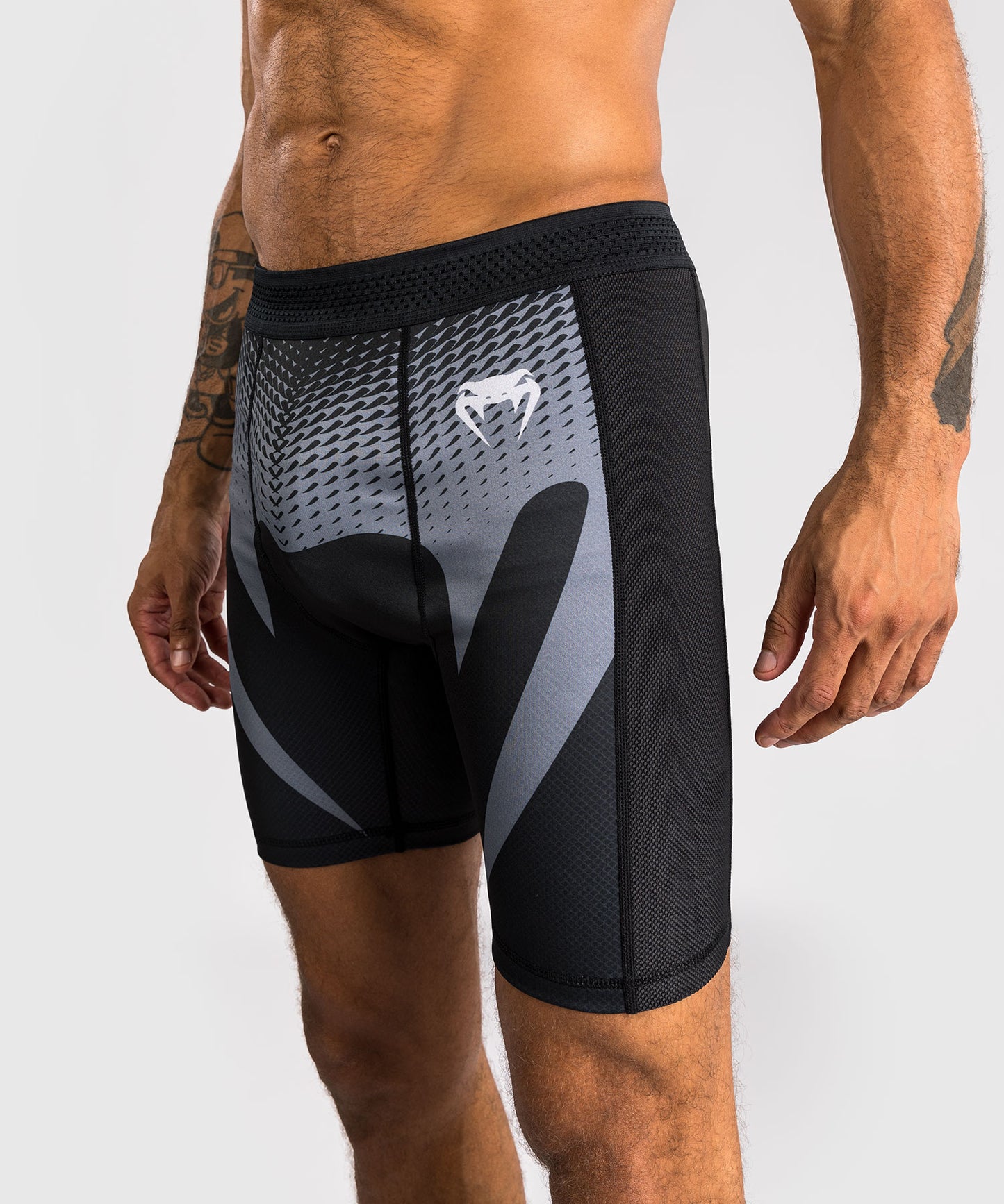 Venum No Gi Vale Tudo Shorts - Black/ Silver Grey