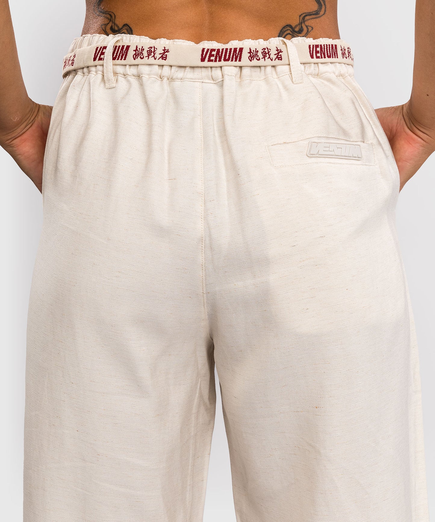 Venum Serpenti Pantalones Mujer – Marfil/Burdeos