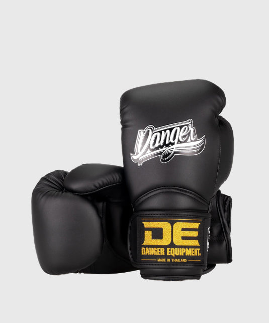 Danger Rocket Boxing Gloves - Black