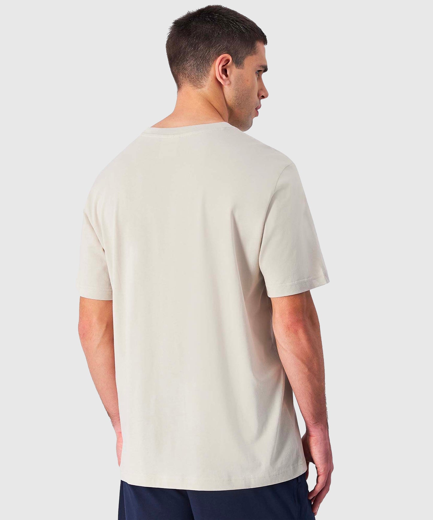 T-Shirt Champion En Jersey De Coton Avec Petit Logo - Beige