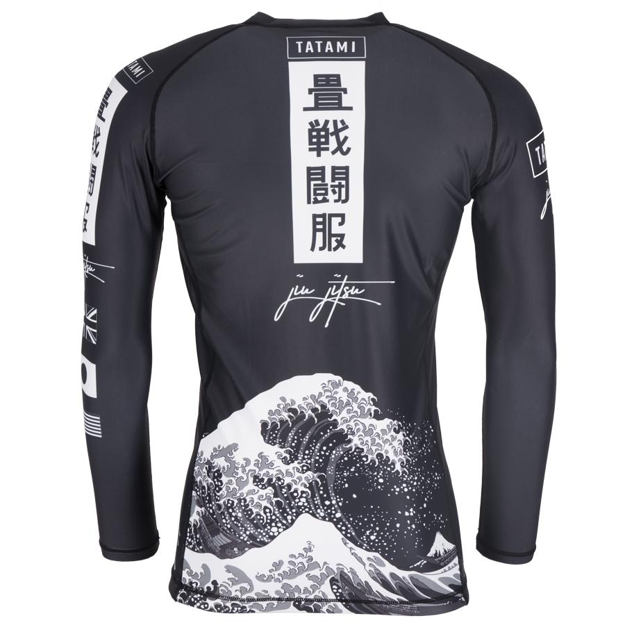 T-shirt de Compression Kanagawa - Manches Longues - Noir
