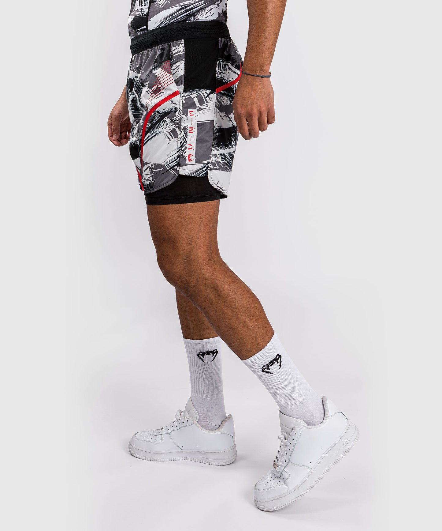 Venum Electron 3.0 Trainingsshorts - Grau/Rot
