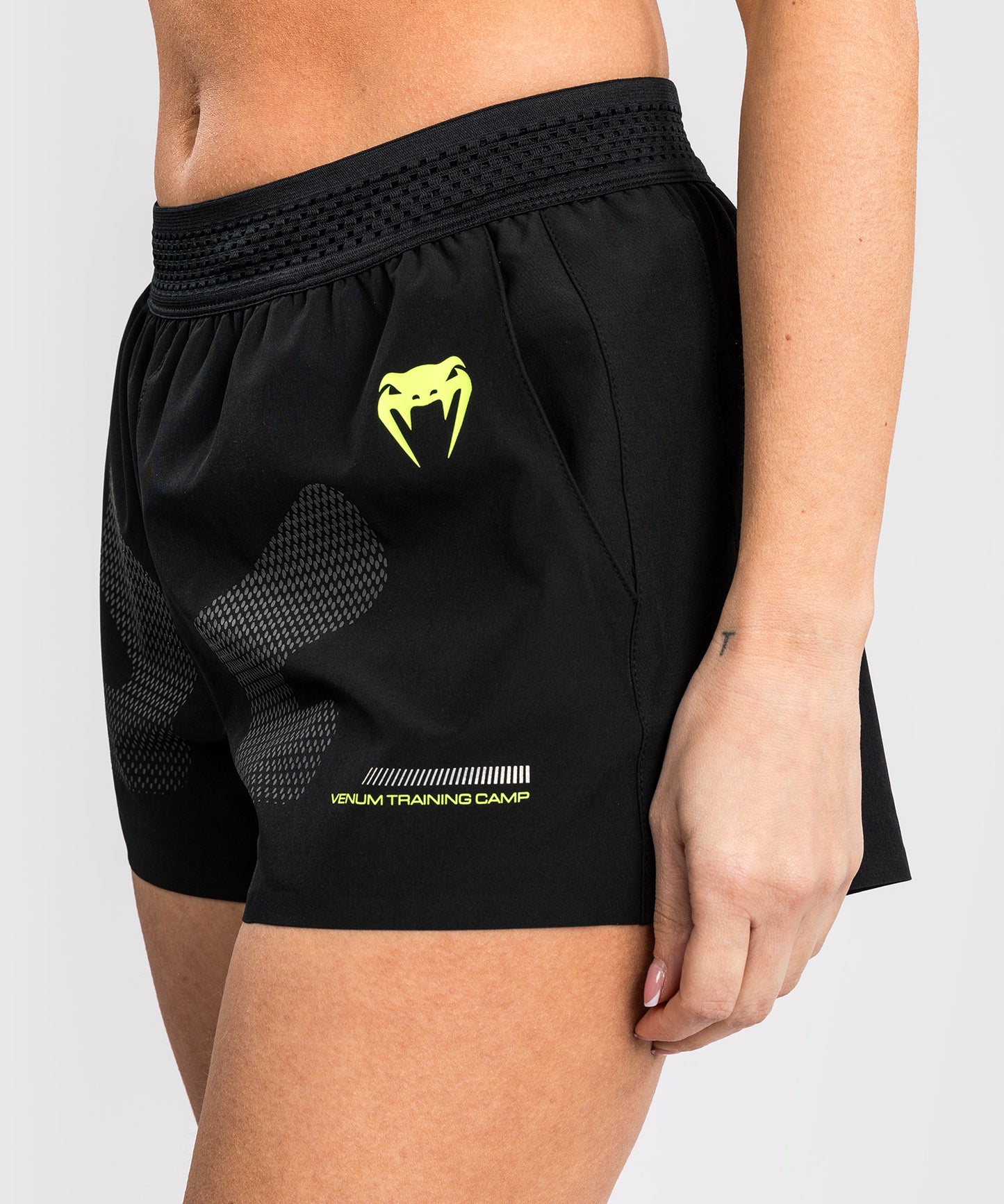 Short d'entraînement Venum Training Camp 4.0 - Noir/Vert Fluo