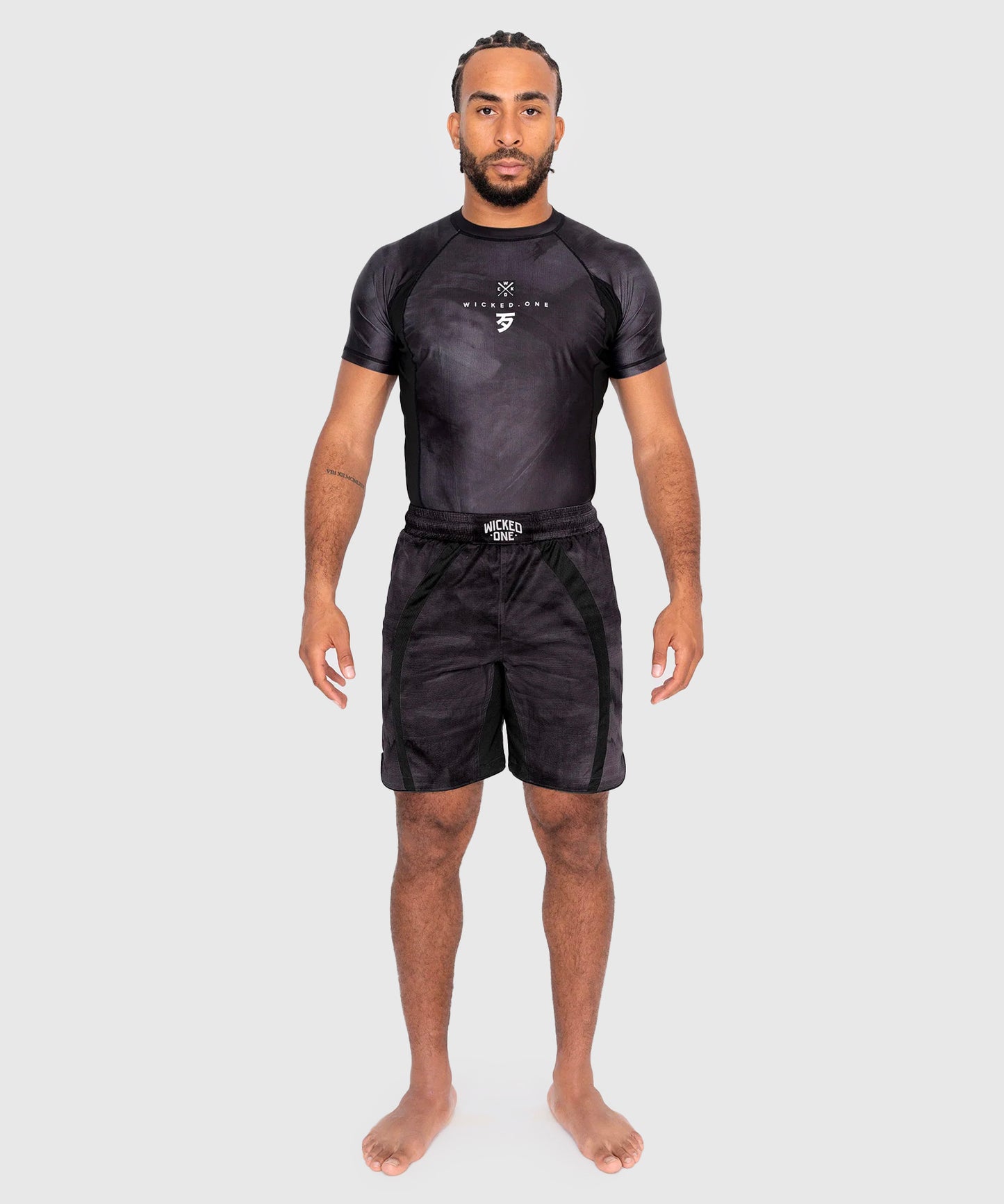 Rashguard À Manches Courtes Wicked One Contest - Noir