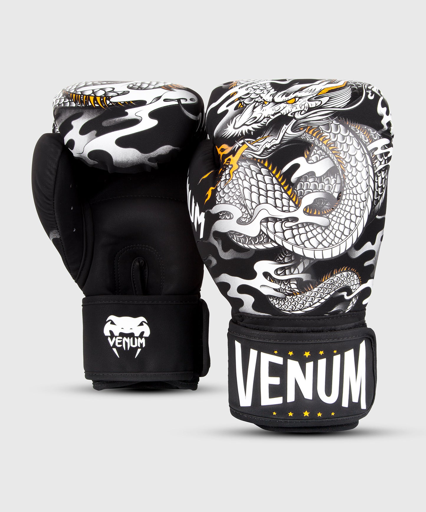 Gants de boxe Venum Dragon's Flight - Noir/Blanc