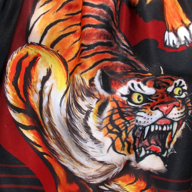 Short de Muay Thai Tuff Tiger - Noir