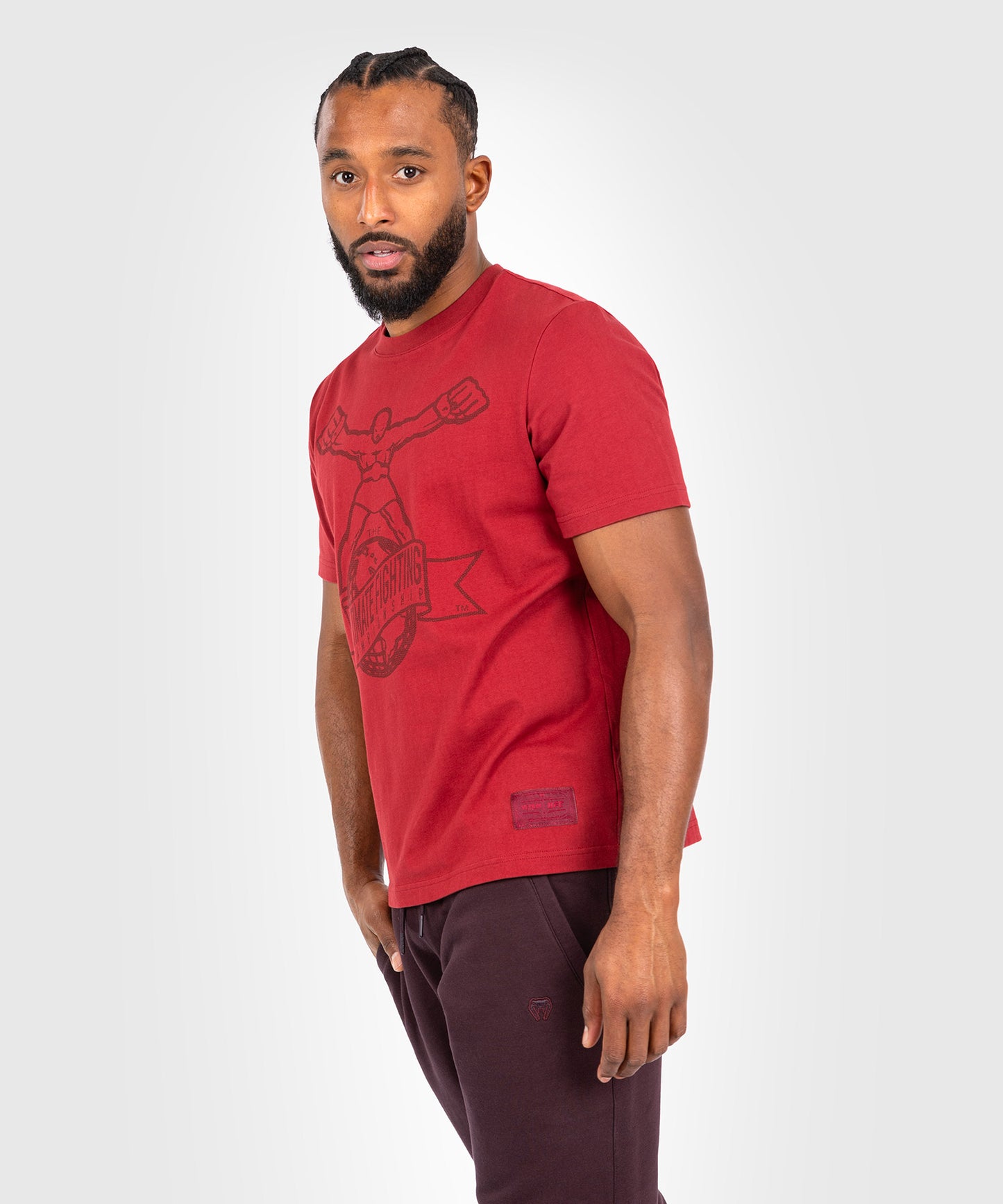 UFC by Venum Ulti-Man T-Shirt - Burgunderrot