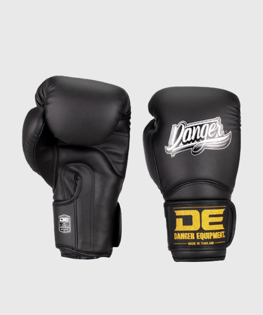 Danger Rocket Boxing Gloves - Black