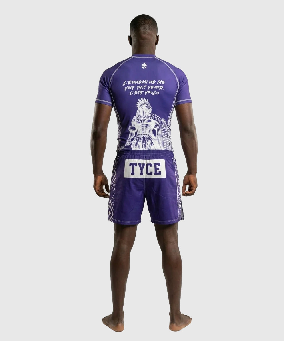 TYCE CULTURE OF WAR Shaka Zulu Fight Shorts - Purple