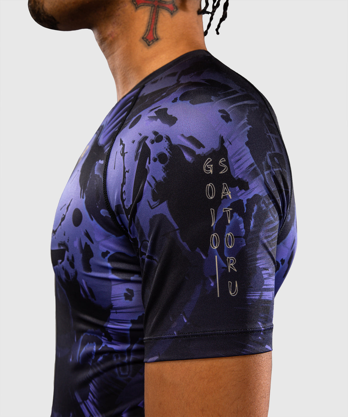 Jujutsu Kaisen x Venum Gojo Kurzarm Rashguard – Lila