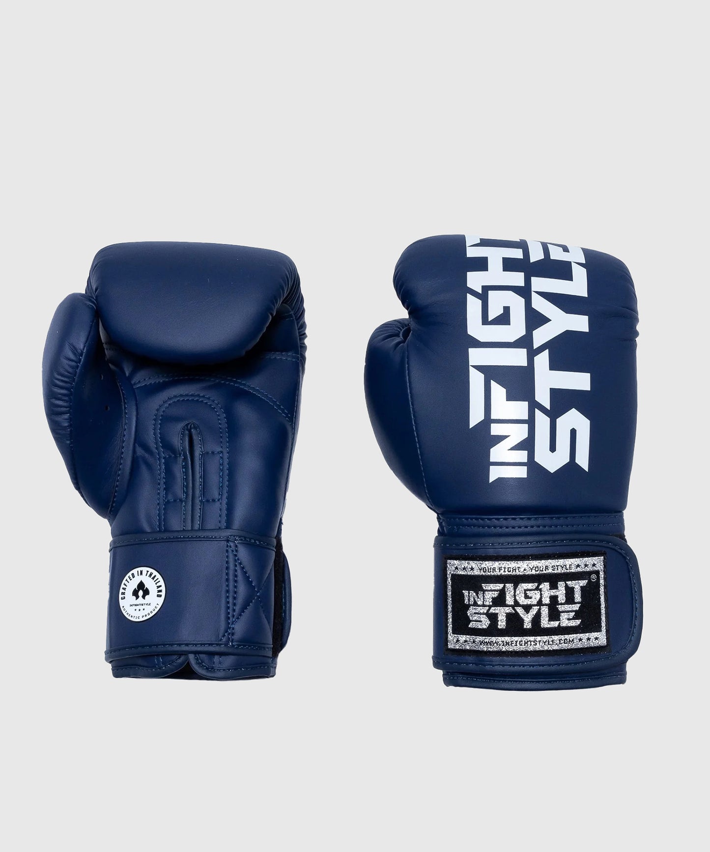 Infightstyle Pro Compact Boxing Gloves - Navy Blue