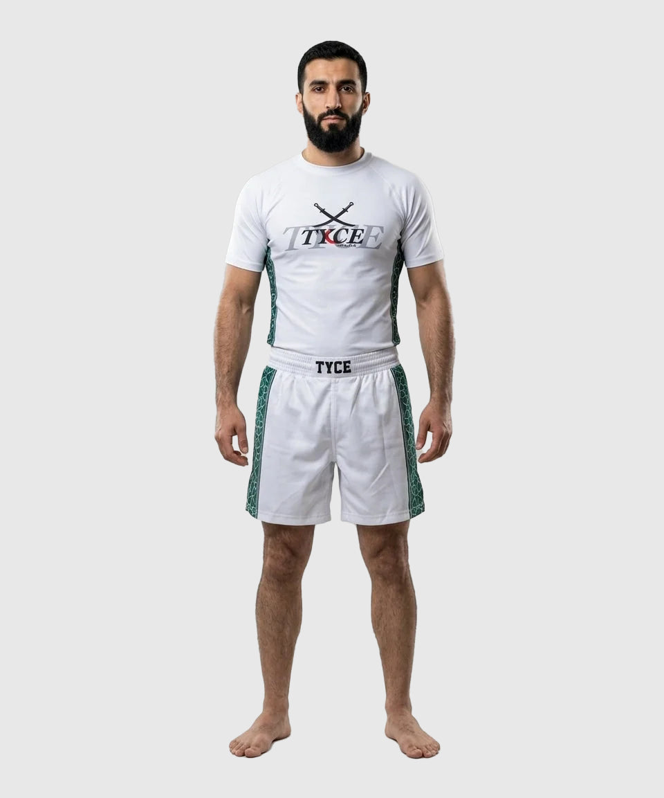 TYCE CULTURE OF WAR Saladin Fightshorts - Weiß