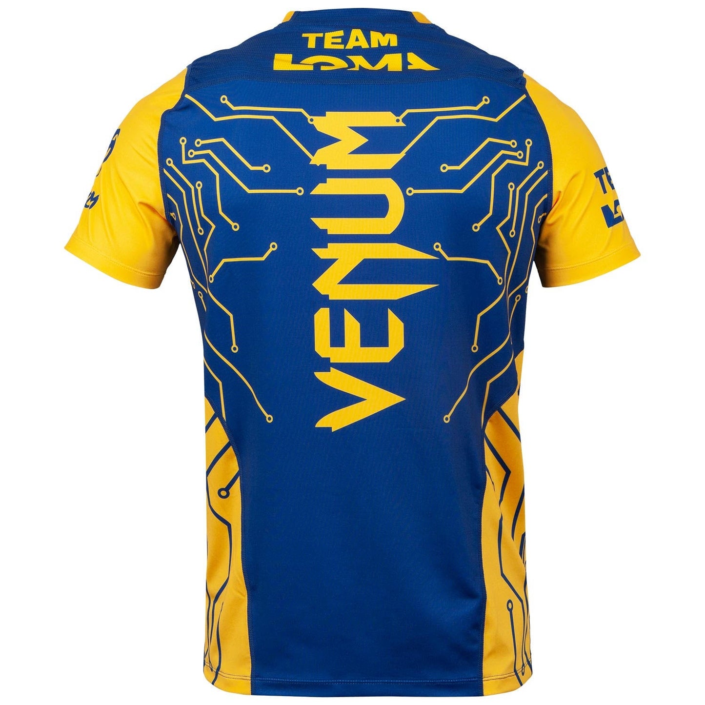 Dry Tech Venum Loma Fight T-shirt - Blue/Yellow