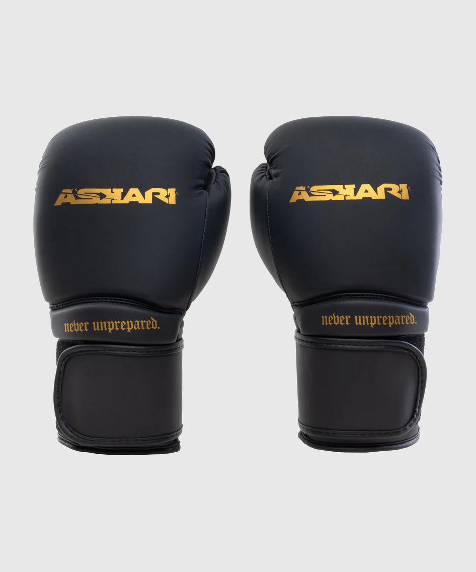 Askari Nova Guantes de Boxeo - Negro/Oro