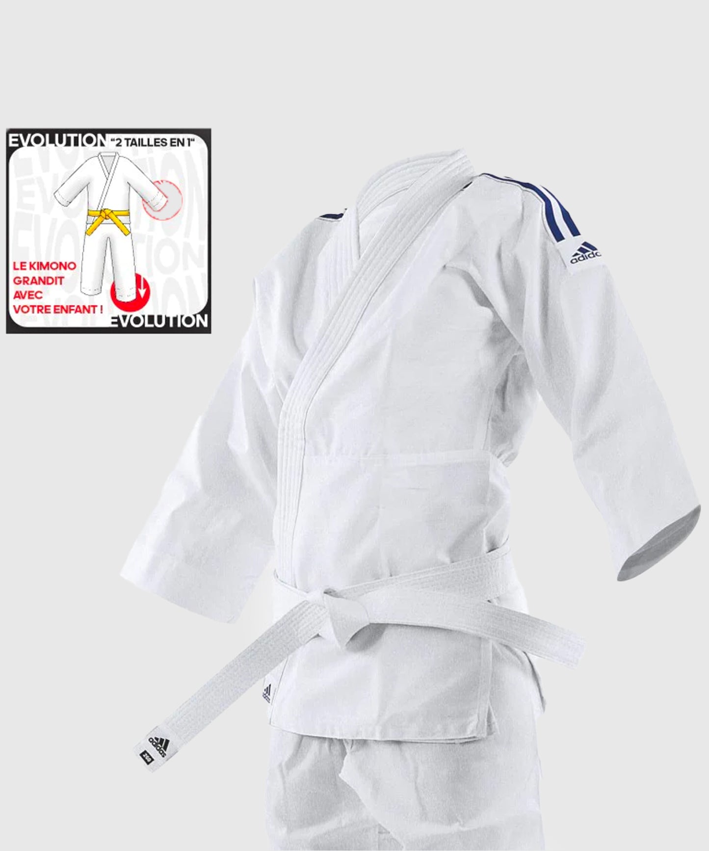 Kimono de Judo Adidas 200 Evolution - Blanc